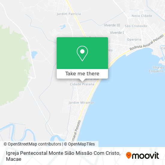 Igreja Pentecostal Monte Sião Missão Com Cristo map
