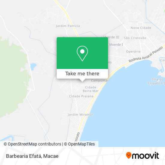 Barbearia Efatá map