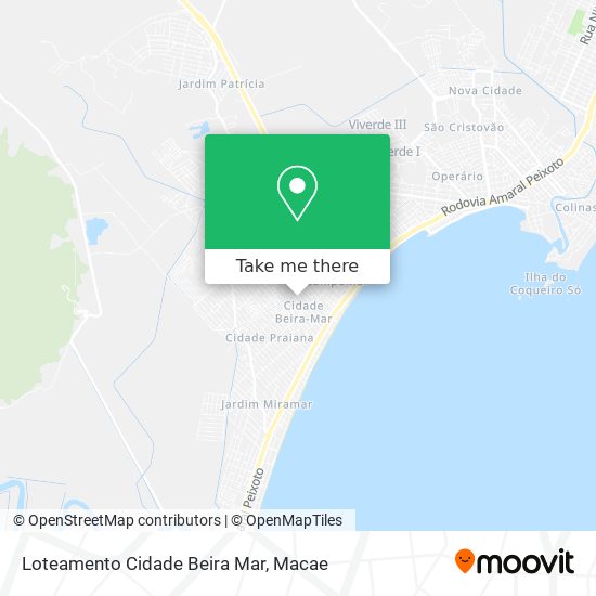 Loteamento Cidade Beira Mar map