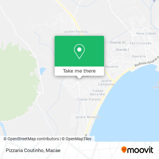 Pizzaria Coutinho map