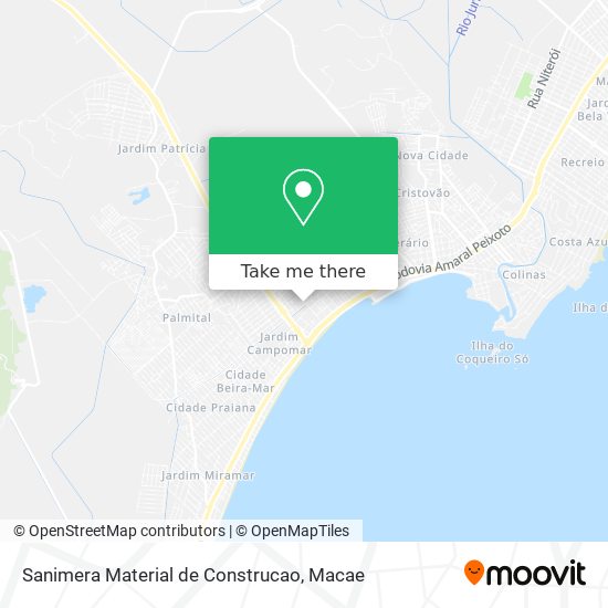 Sanimera Material de Construcao map