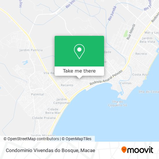 Condominio Vivendas do Bosque map