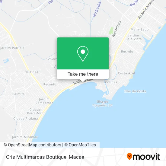 Cris Multimarcas Boutique map