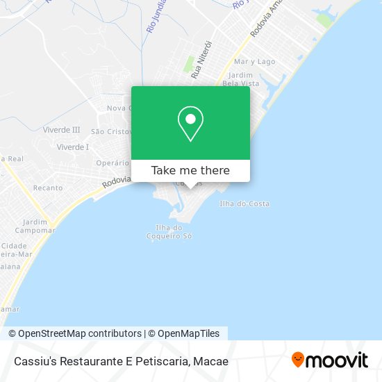 Cassiu's Restaurante E Petiscaria map
