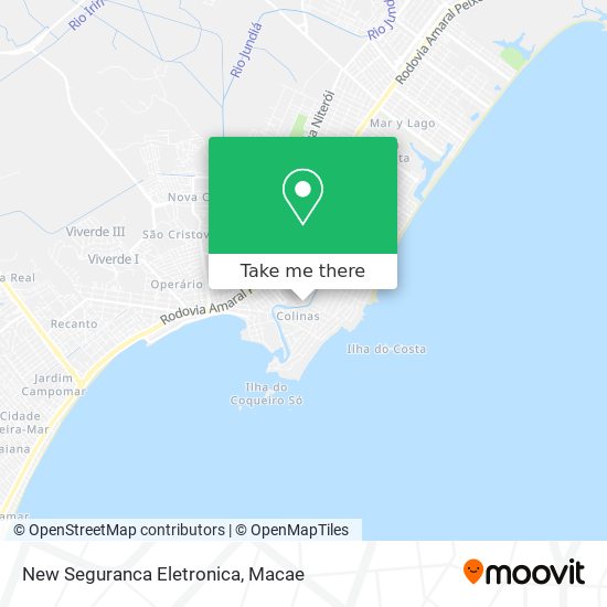 New Seguranca Eletronica map