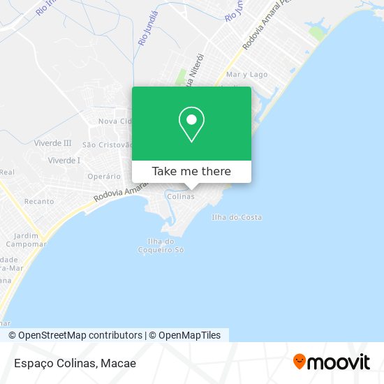 Espaço Colinas map