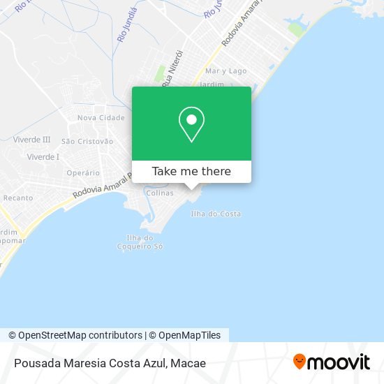 Pousada Maresia Costa Azul map