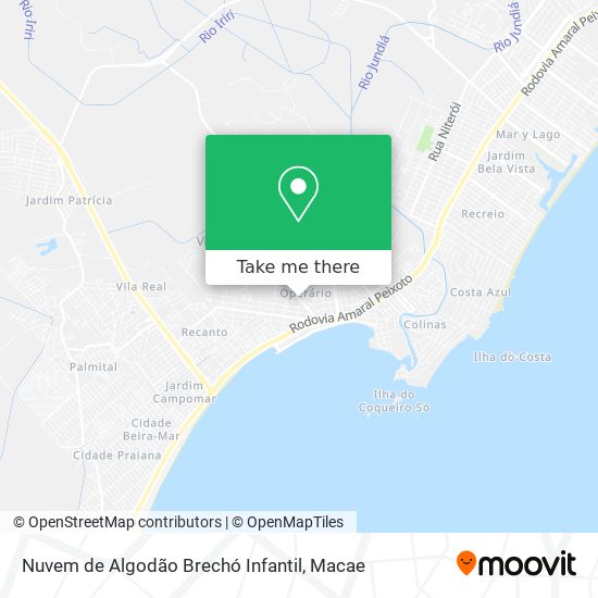 Nuvem de Algodão Brechó Infantil map