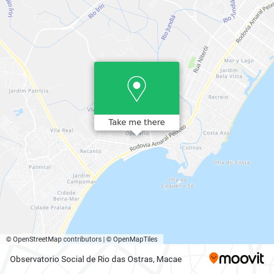 Observatorio Social de Rio das Ostras map
