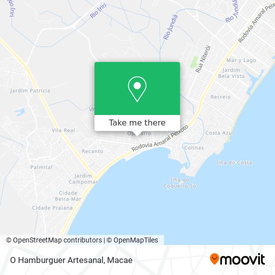 O Hamburguer Artesanal map
