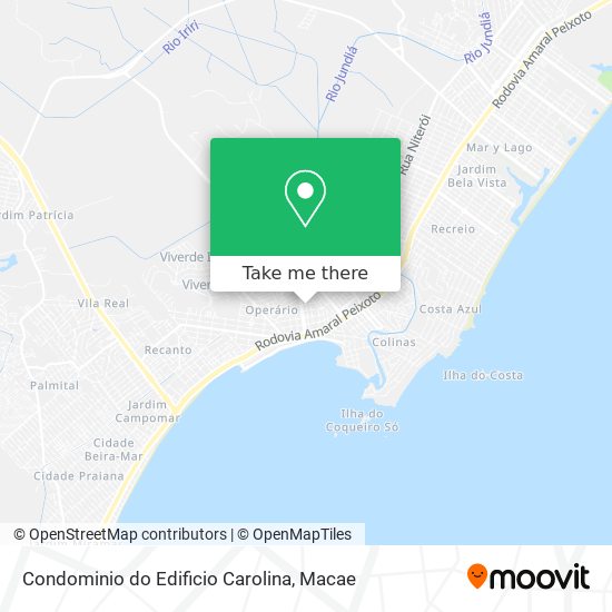 Condominio do Edificio Carolina map