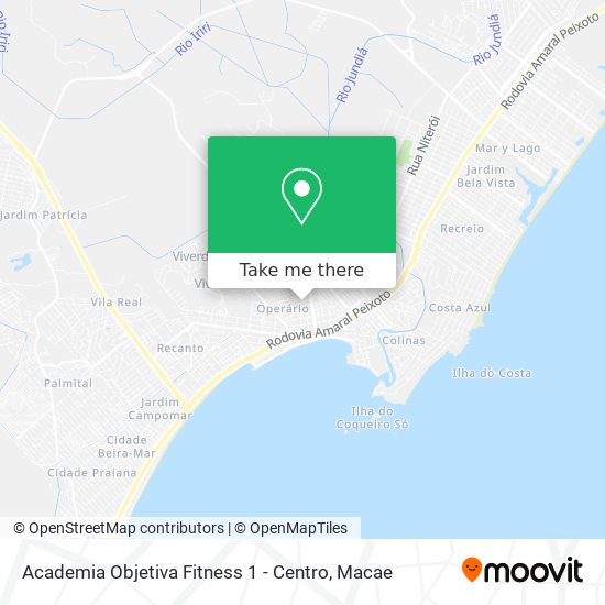 Academia Objetiva Fitness 1 - Centro map