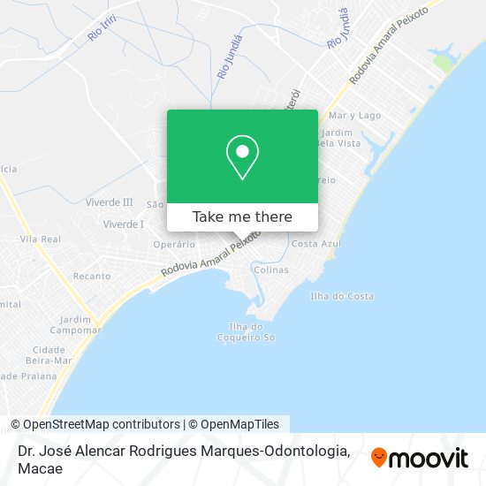 Dr. José Alencar Rodrigues Marques-Odontologia map