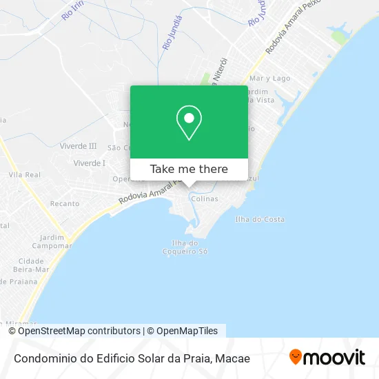 Condominio do Edificio Solar da Praia map