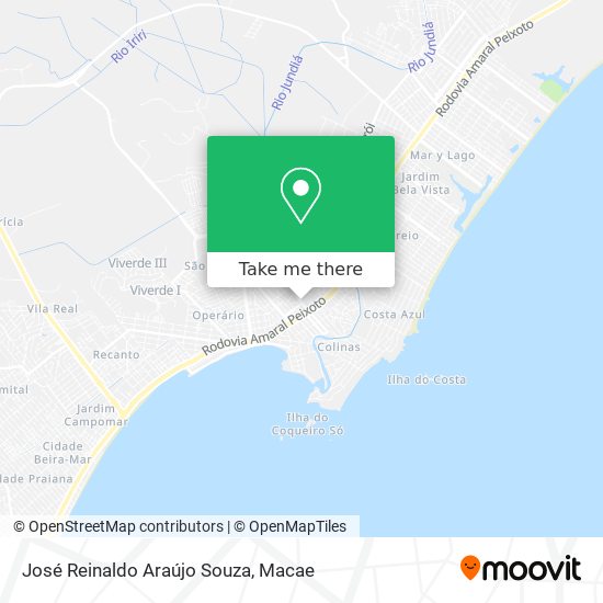 José Reinaldo Araújo Souza map