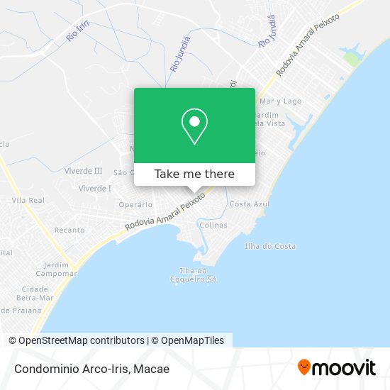 Condominio Arco-Iris map