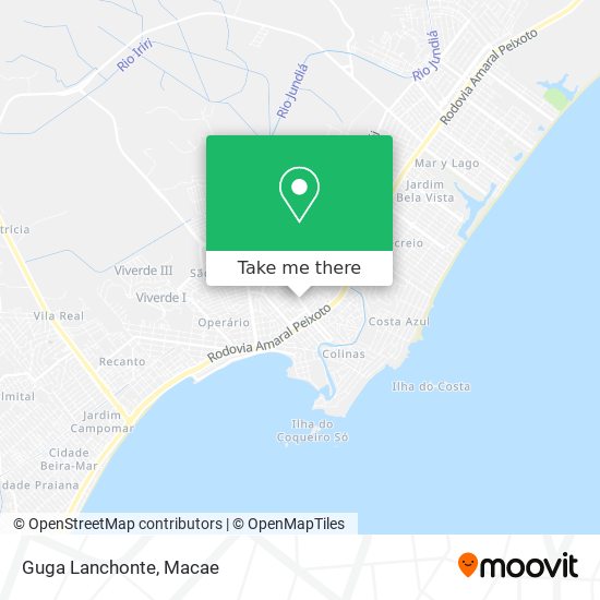 Guga Lanchonte map