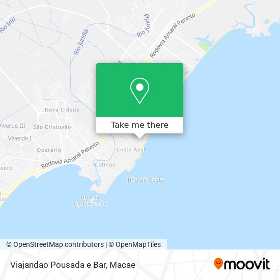 Viajandao Pousada e Bar map
