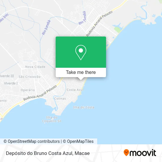 Depósito do Bruno Costa Azul map
