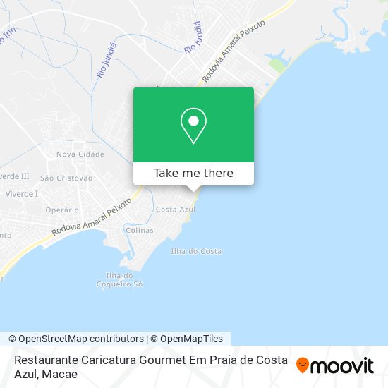 Restaurante Caricatura Gourmet Em Praia de Costa Azul map
