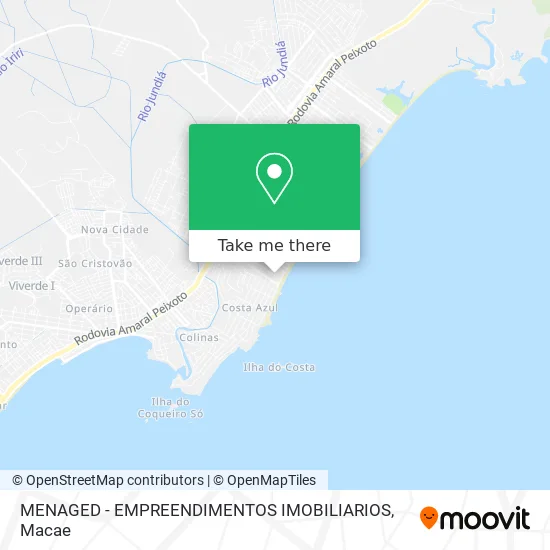 MENAGED - EMPREENDIMENTOS IMOBILIARIOS map