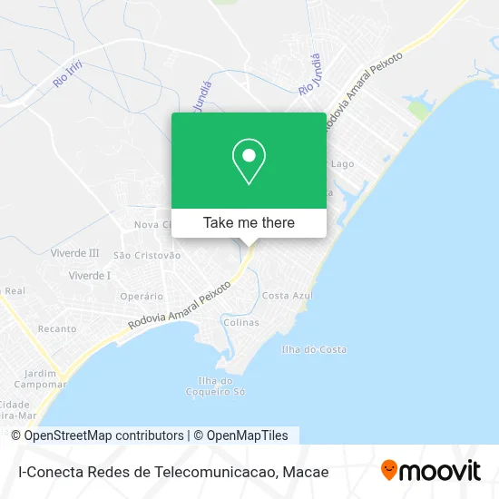 I-Conecta Redes de Telecomunicacao map