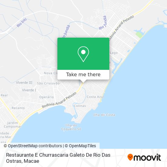 Restaurante E Churrascaria Galeto De Rio Das Ostras map