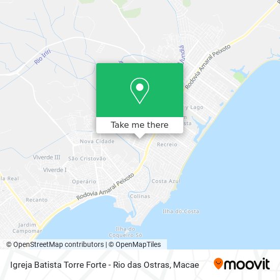 Igreja Batista Torre Forte - Rio das Ostras map