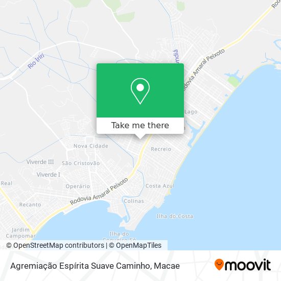 Agremiação Espírita Suave Caminho map