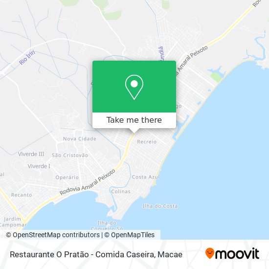 Restaurante O Pratão - Comida Caseira map