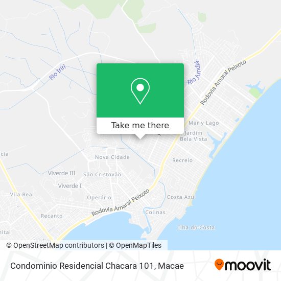 Condominio Residencial Chacara 101 map
