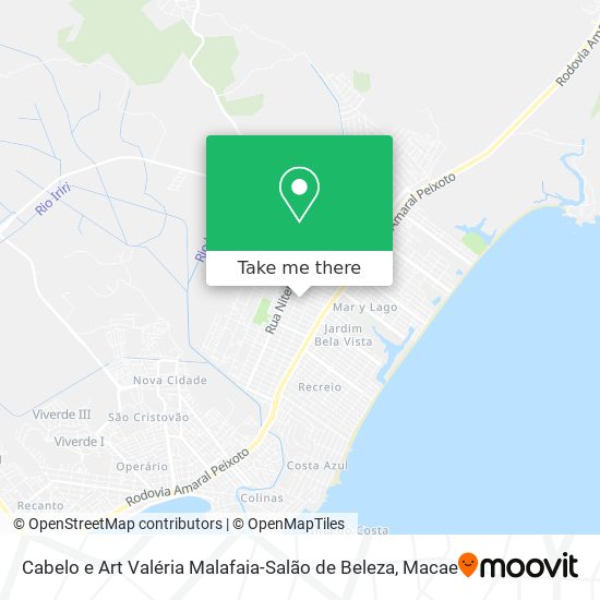 Cabelo e Art Valéria Malafaia-Salão de Beleza map
