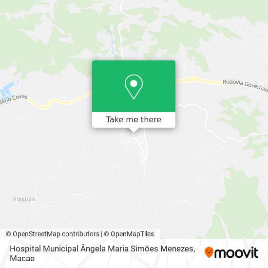 Hospital Municipal Ângela Maria Simões Menezes map