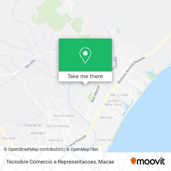 Tecnobre Comercio e Representacoes map
