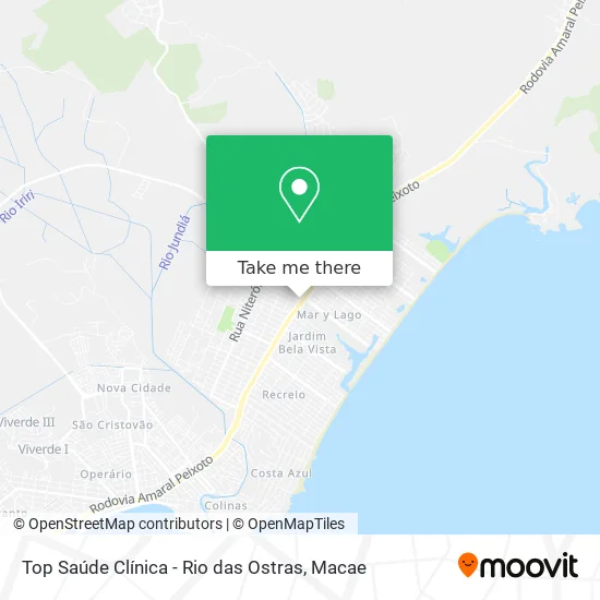 Top Saúde Clínica - Rio das Ostras map
