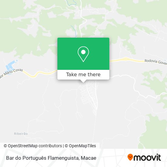 Bar do Português Flamenguista map