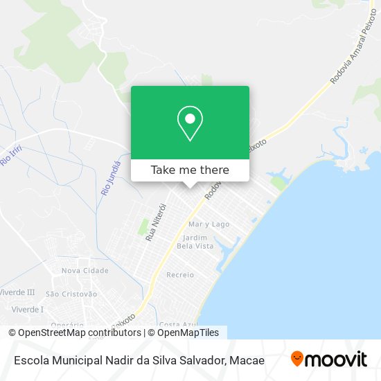 Escola Municipal Nadir da Silva Salvador map