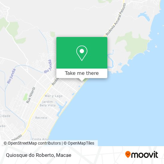 Quiosque do Roberto map