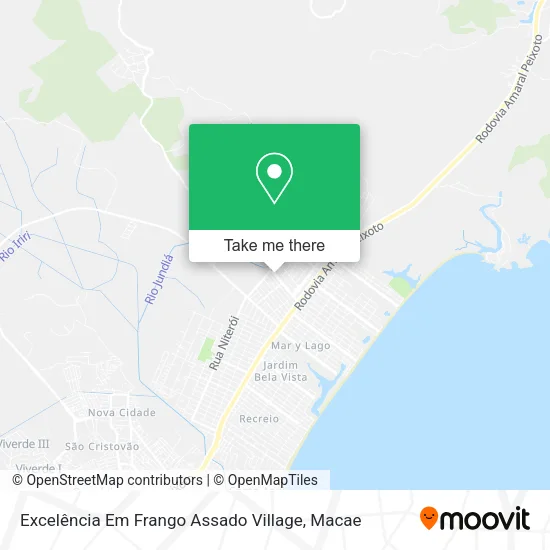 Excelência Em Frango Assado Village map