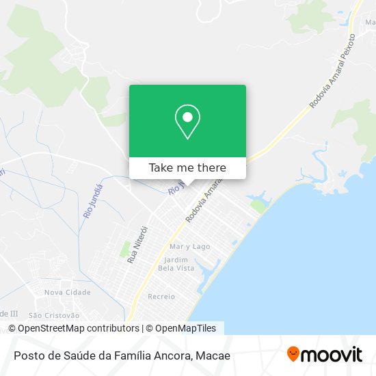 Posto de Saúde da Família Ancora map
