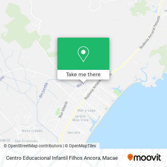 Centro Educacional Infantil Filhos Ancora map