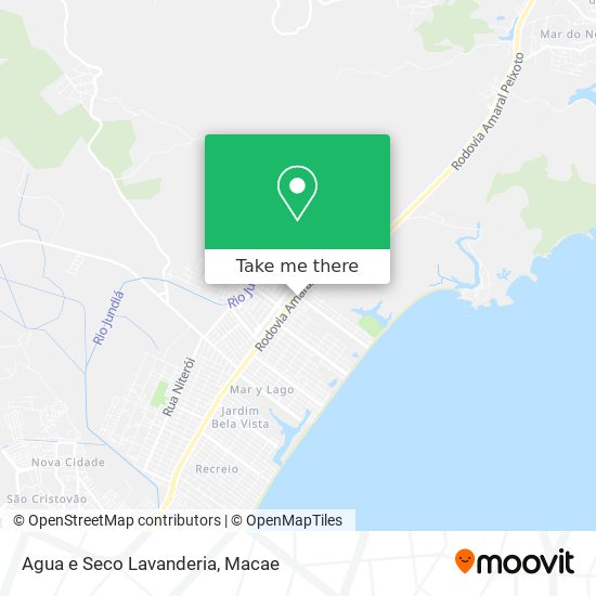 Agua e Seco Lavanderia map