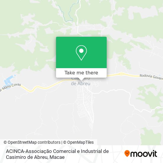ACINCA-Associação Comercial e Industrial de Casimiro de Abreu map