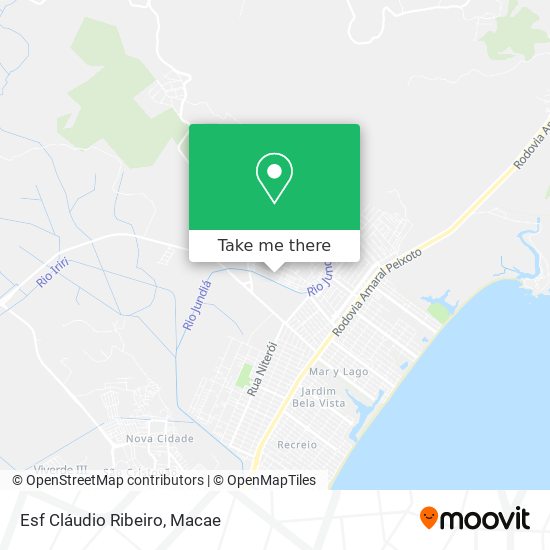 Esf Cláudio Ribeiro map
