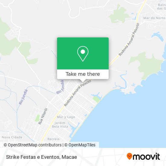 Strike Festas e Eventos map