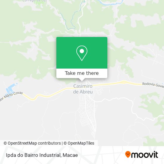 Ipda do Bairro Industrial map