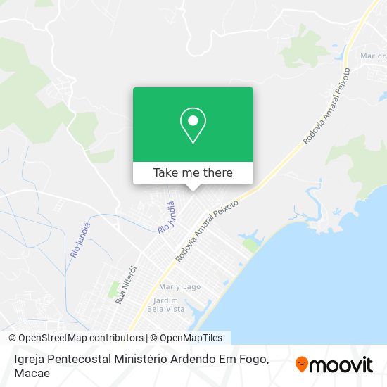 Igreja Pentecostal Ministério Ardendo Em Fogo map