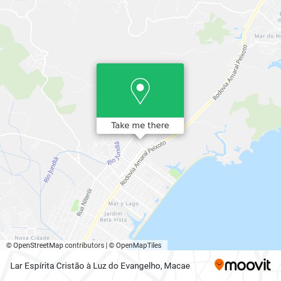 Lar Espírita Cristão à Luz do Evangelho map
