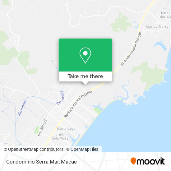 Condominio Serra Mar map