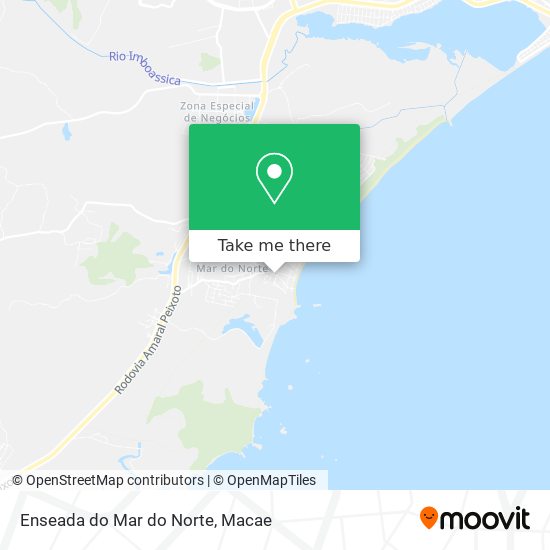Enseada do Mar do Norte map